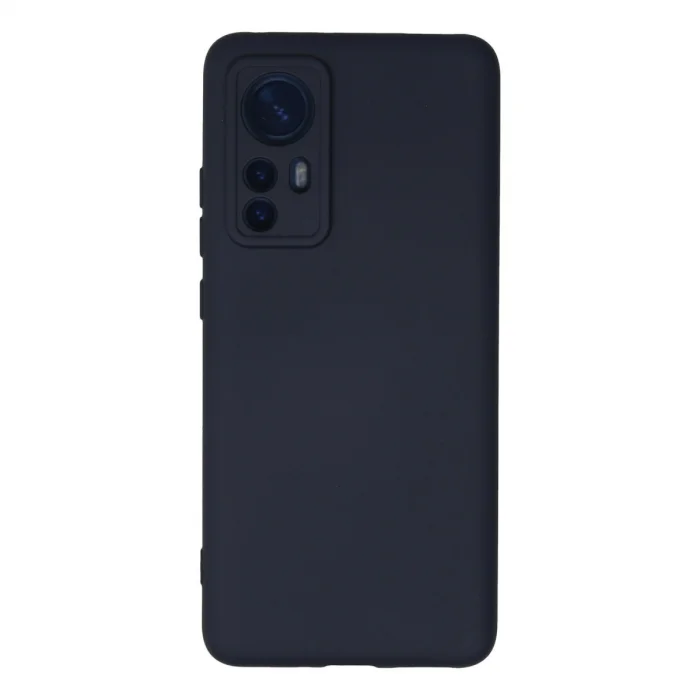 BUĞZ Xiaomi Mi 12 Kılıf Nano İçi Kadife Silikon - Lacivert