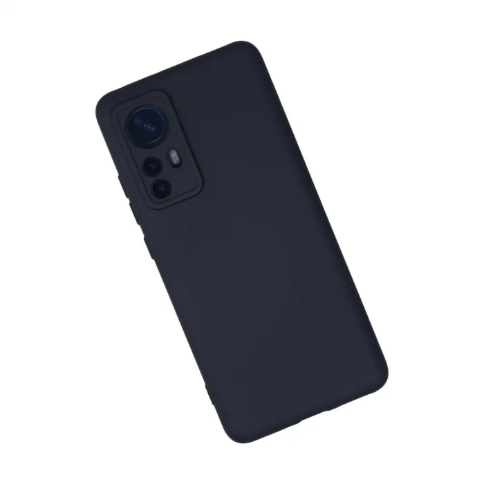 BUĞZ Xiaomi Mi 12 Kılıf Nano İçi Kadife Silikon - Lacivert