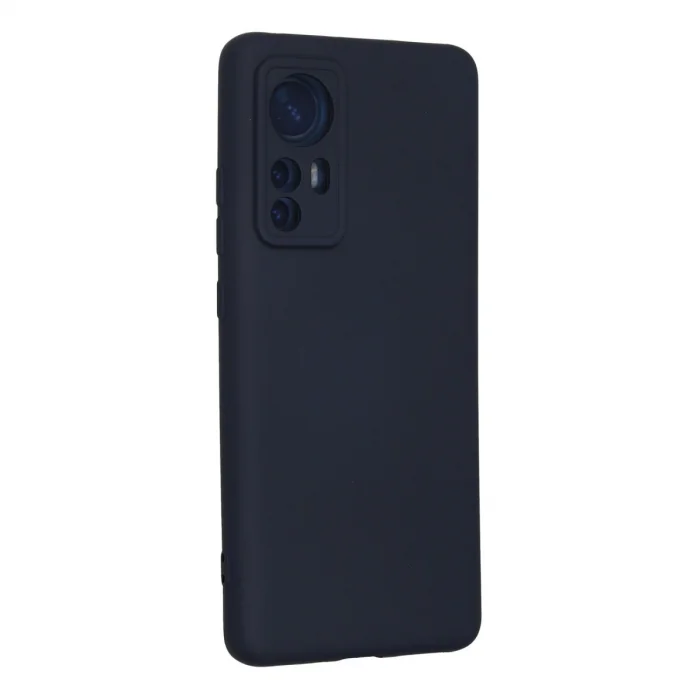 BUĞZ Xiaomi Mi 12 Kılıf Nano İçi Kadife Silikon - Lacivert