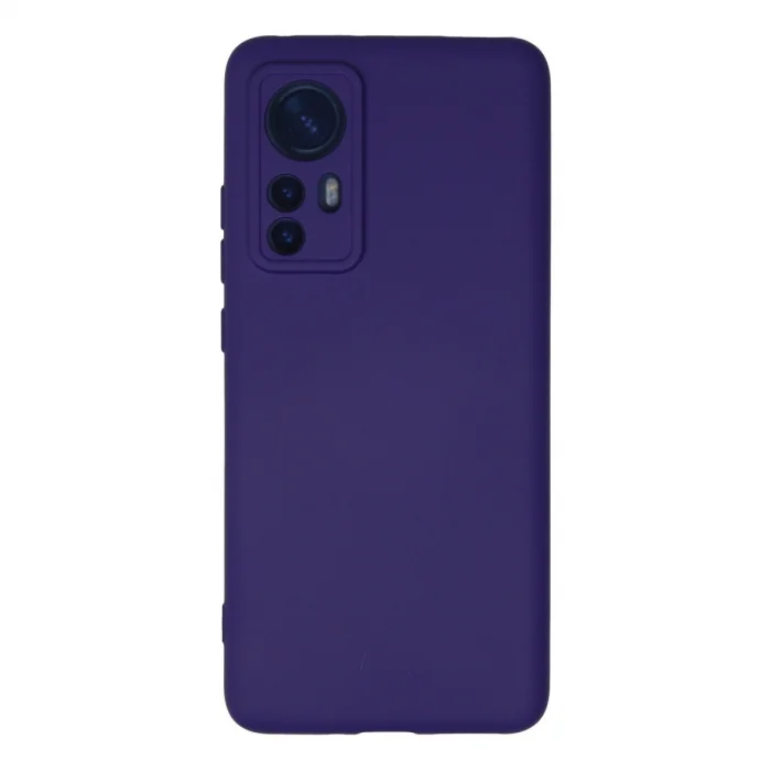 BUĞZ Xiaomi Mi 12 Kılıf Nano İçi Kadife Silikon - Mor