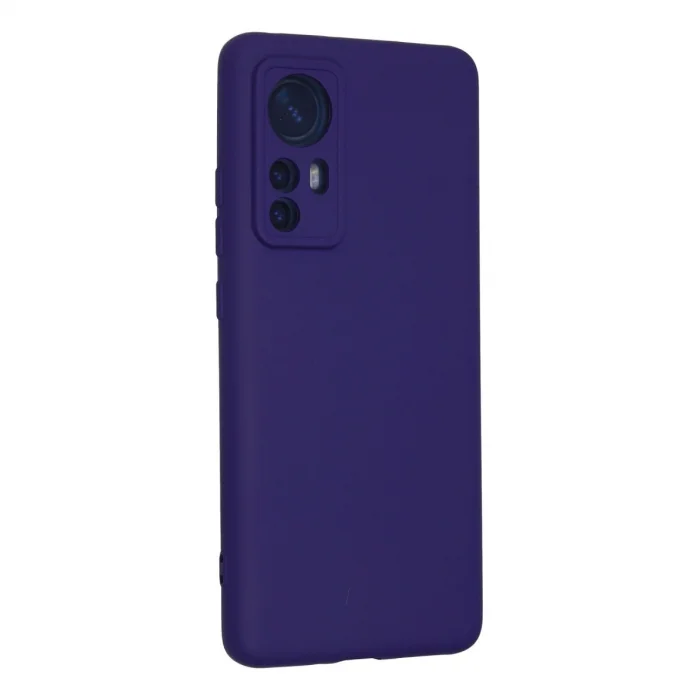 BUĞZ Xiaomi Mi 12 Kılıf Nano İçi Kadife Silikon - Mor