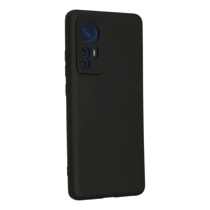 BUĞZ Xiaomi Mi 12 Kılıf Nano İçi Kadife Silikon - Siyah