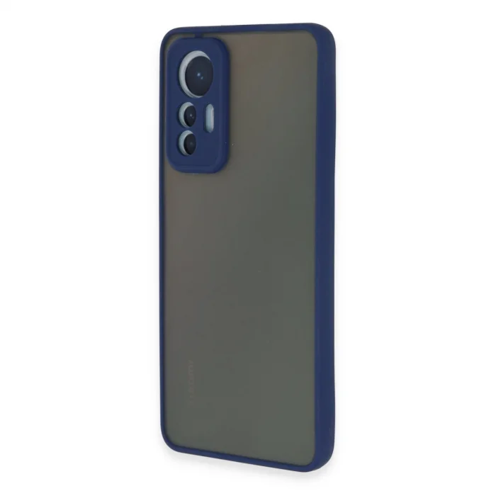 BUĞZ Xiaomi Mi 12 Lite Kılıf Montreal Silikon Kapak - Lacivert