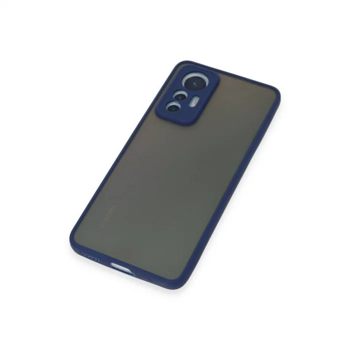 BUĞZ Xiaomi Mi 12 Lite Kılıf Montreal Silikon Kapak - Lacivert