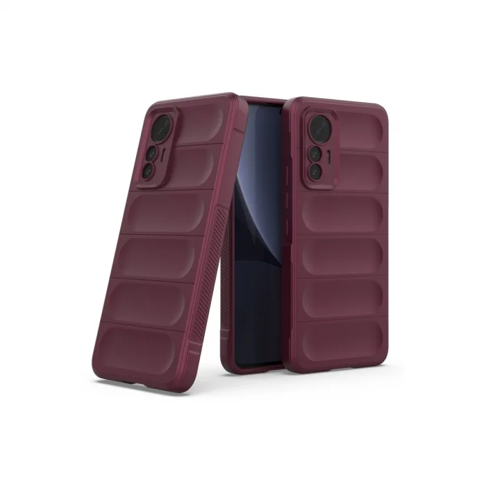 BUĞZ Xiaomi Mi 12 Lite Kılıf Optimum Silikon - Bordo