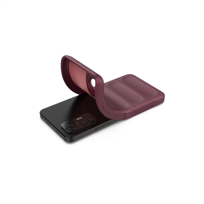 BUĞZ Xiaomi Mi 12 Lite Kılıf Optimum Silikon - Bordo