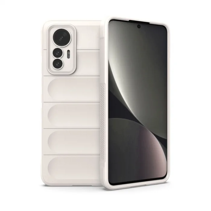 BUĞZ Xiaomi Mi 12 Lite Kılıf Optimum Silikon - Krem