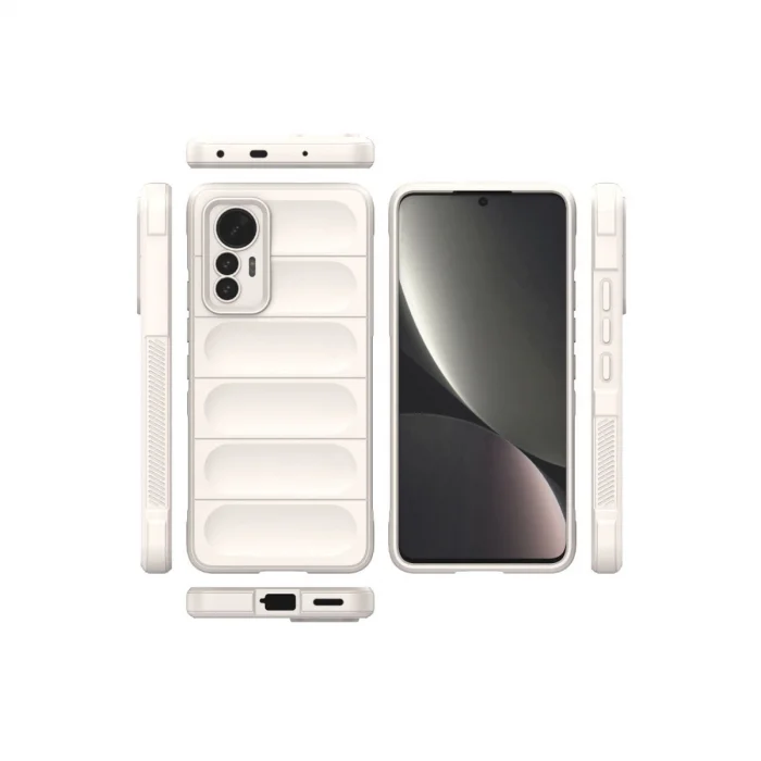 BUĞZ Xiaomi Mi 12 Lite Kılıf Optimum Silikon - Krem