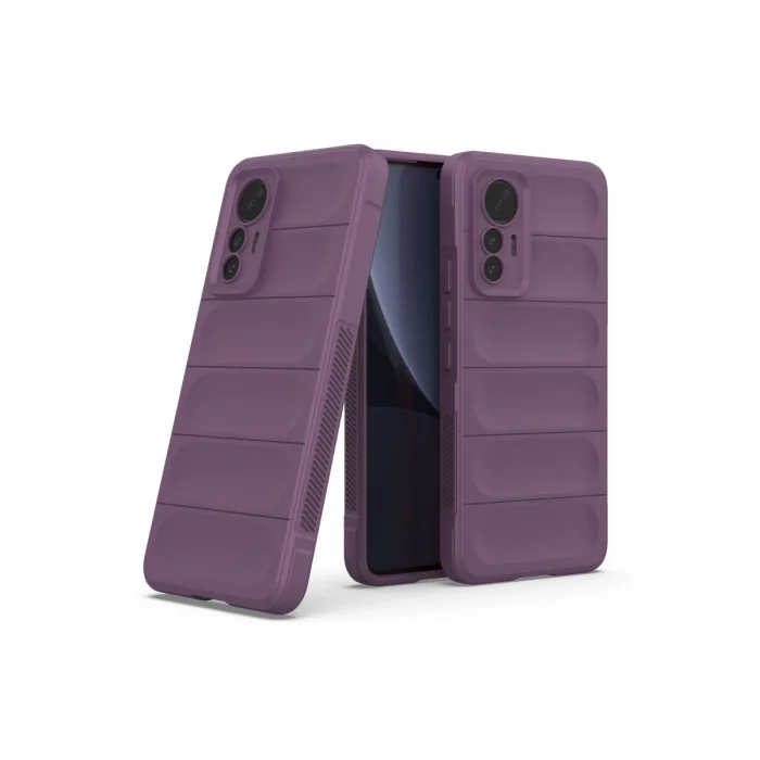 BUĞZ Xiaomi Mi 12 Lite Kılıf Optimum Silikon - Mor