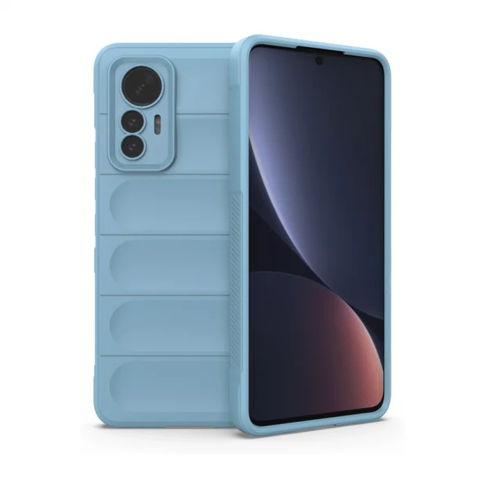 BUĞZ Xiaomi Mi 12 Lite Kılıf Optimum Silikon - Sky Blue