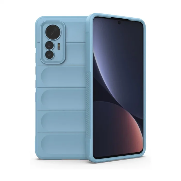 BUĞZ Xiaomi Mi 12 Lite Kılıf Optimum Silikon - Sky Blue