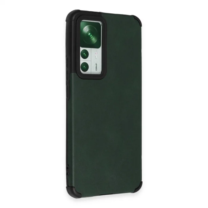BUĞZ Xiaomi Mi 12t Kılıf Loop Deri Silikon - Yeşil