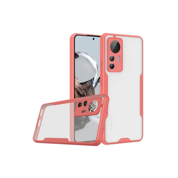 BUĞZ Xiaomi Mi 12t Kılıf Platin Silikon - Pembe