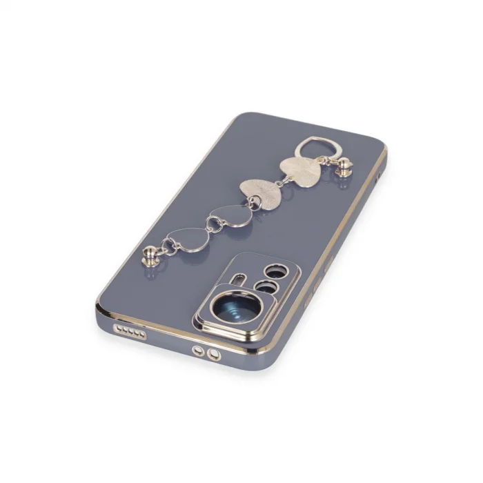 BUĞZ Xiaomi Mi 12t Pro Kılıf Esila Silikon - Gri