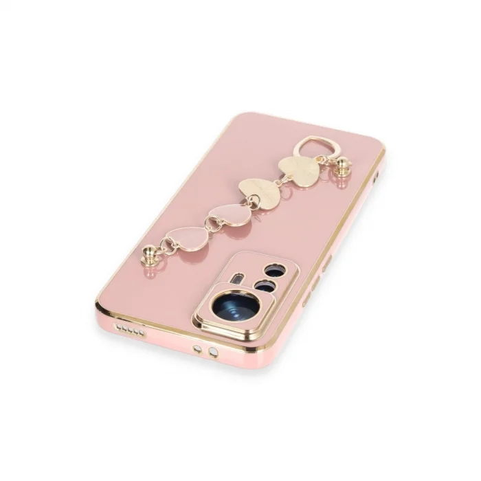 BUĞZ Xiaomi Mi 12t Pro Kılıf Esila Silikon - Pudra