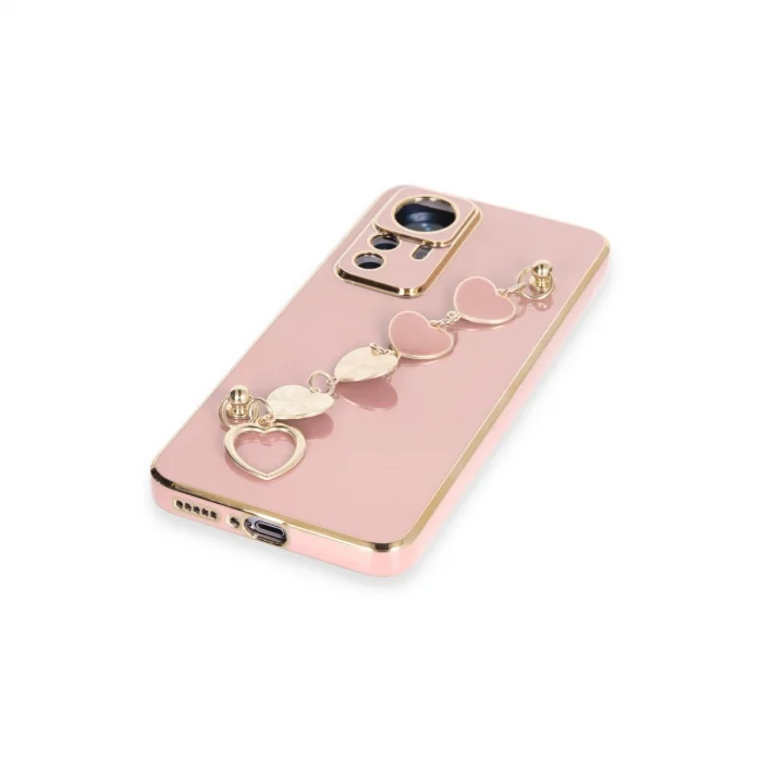 BUĞZ Xiaomi Mi 12t Pro Kılıf Esila Silikon - Pudra