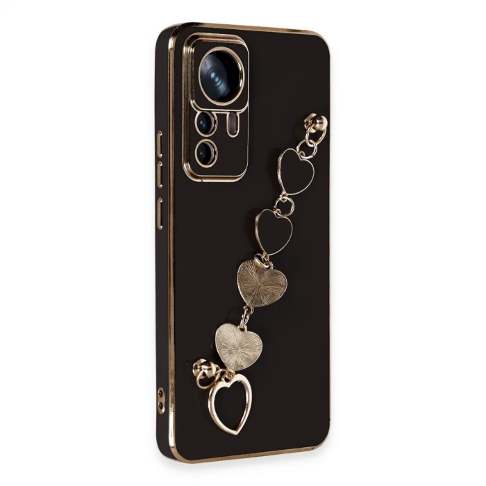 BUĞZ Xiaomi Mi 12t Pro Kılıf Esila Silikon - Siyah