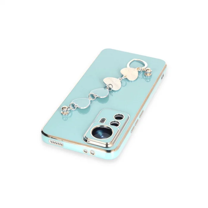 BUĞZ Xiaomi Mi 12t Pro Kılıf Esila Silikon - Su Yeşili