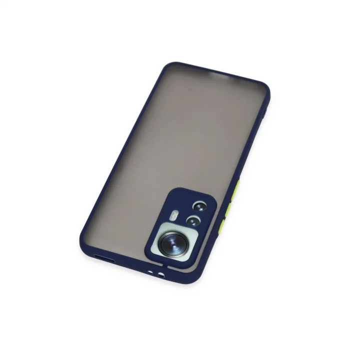 BUĞZ Xiaomi Mi 12t Pro Kılıf Montreal Silikon Kapak - Lacivert