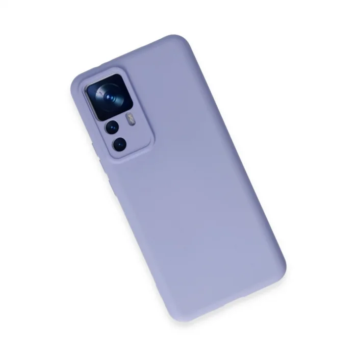 BUĞZ Xiaomi Mi 12t Pro Kılıf Nano İçi Kadife Silikon - Lila
