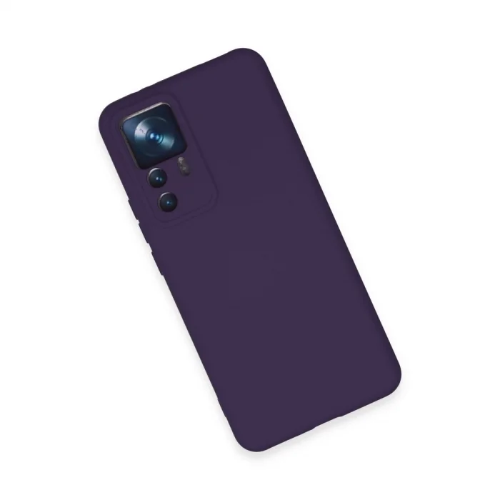 BUĞZ Xiaomi Mi 12t Pro Kılıf Nano İçi Kadife Silikon - Mor