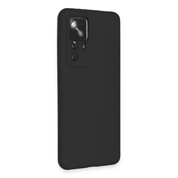 BUĞZ Xiaomi Mi 12t Pro Kılıf Nano İçi Kadife Silikon - Siyah