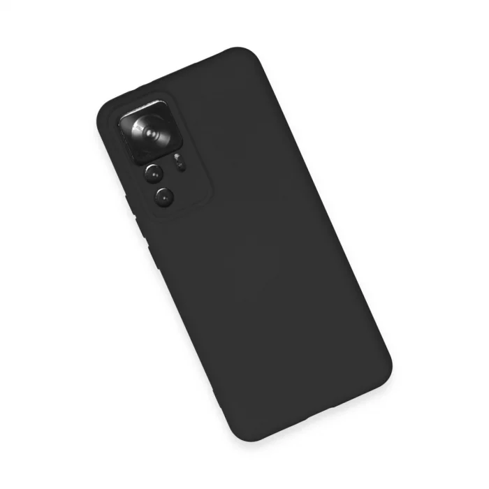BUĞZ Xiaomi Mi 12t Pro Kılıf Nano İçi Kadife Silikon - Siyah