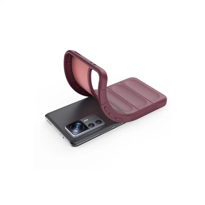 BUĞZ Xiaomi Mi 12t Pro Kılıf Optimum Silikon - Bordo