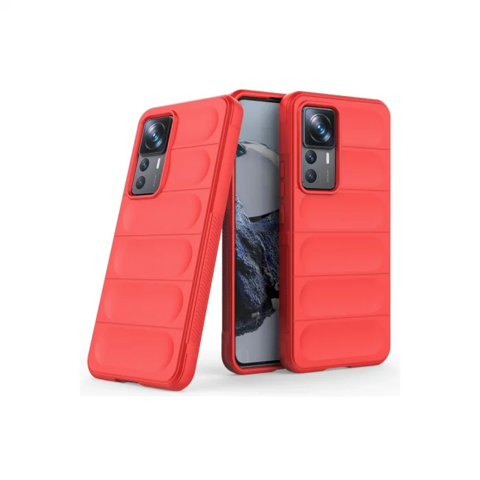 BUĞZ Xiaomi Mi 12t Pro Kılıf Optimum Silikon - Kırmızı