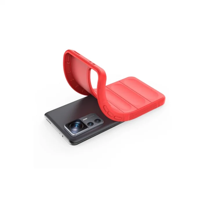 BUĞZ Xiaomi Mi 12t Pro Kılıf Optimum Silikon - Kırmızı
