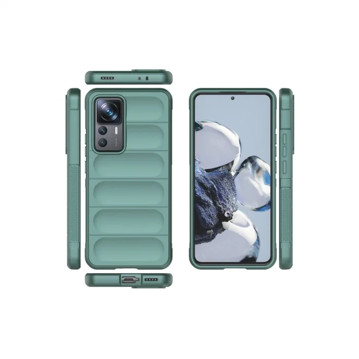 BUĞZ Xiaomi Mi 12t Pro Kılıf Optimum Silikon - Koyu Yeşil