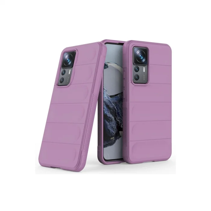 BUĞZ Xiaomi Mi 12t Pro Kılıf Optimum Silikon - Mor