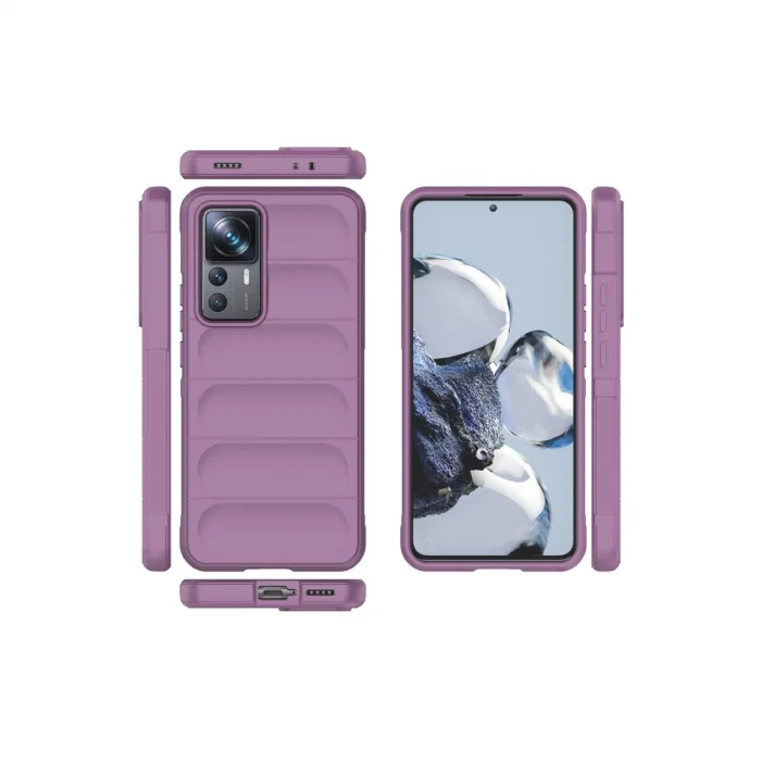 BUĞZ Xiaomi Mi 12t Pro Kılıf Optimum Silikon - Mor