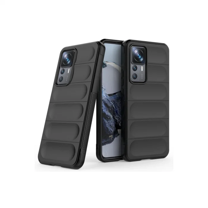 BUĞZ Xiaomi Mi 12t Pro Kılıf Optimum Silikon - Siyah