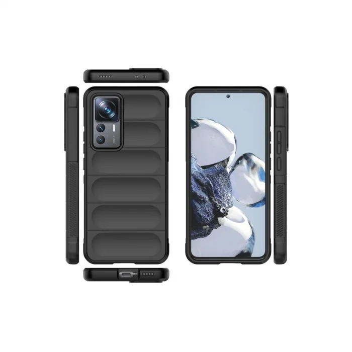 BUĞZ Xiaomi Mi 12t Pro Kılıf Optimum Silikon - Siyah