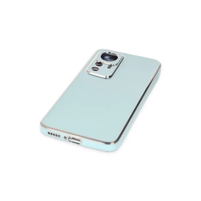 BUĞZ Xiaomi Mi 12t Pro Kılıf Volet Silikon - Açık Yeşil