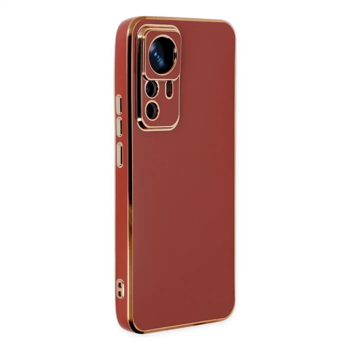 BUĞZ Xiaomi Mi 12t Pro Kılıf Volet Silikon - Kırmızı