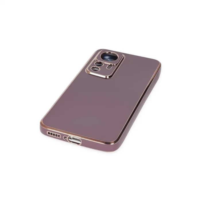 BUĞZ Xiaomi Mi 12t Pro Kılıf Volet Silikon - Mor