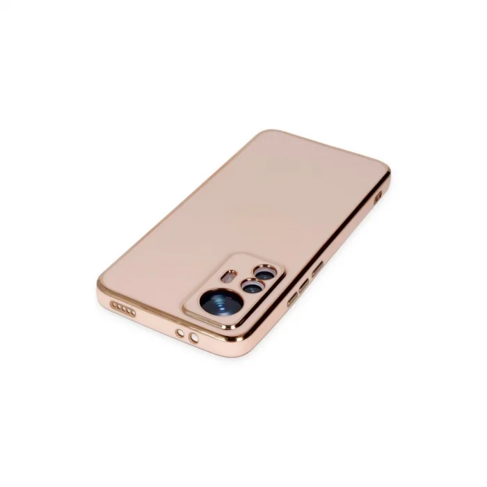 BUĞZ Xiaomi Mi 12t Pro Kılıf Volet Silikon - Pembe