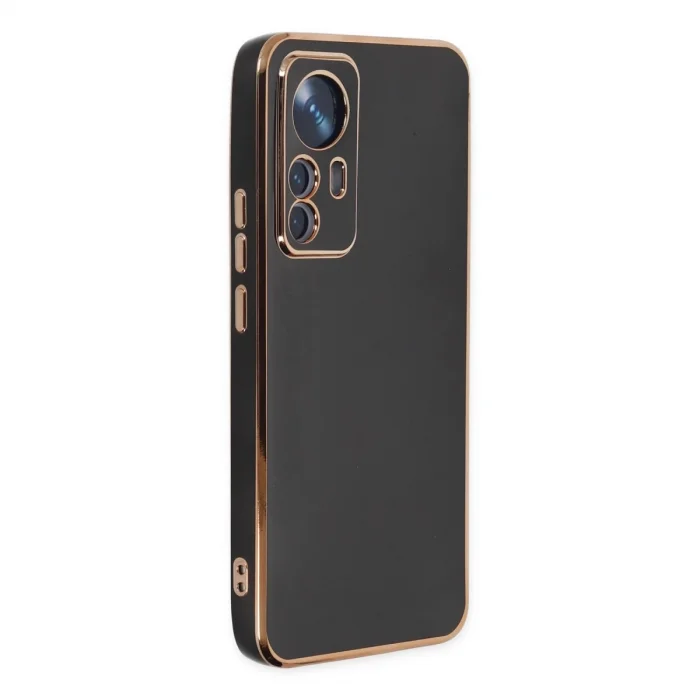 BUĞZ Xiaomi Mi 12t Pro Kılıf Volet Silikon - Siyah