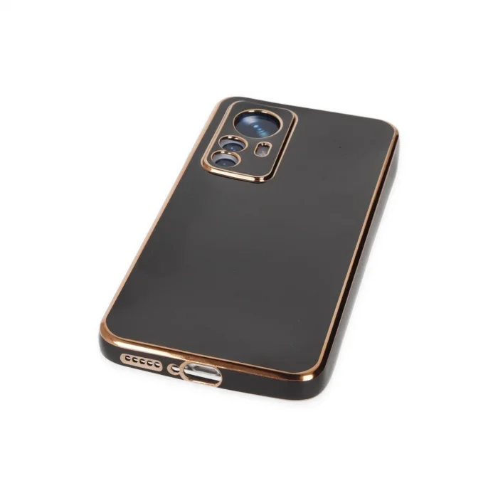 BUĞZ Xiaomi Mi 12t Pro Kılıf Volet Silikon - Siyah