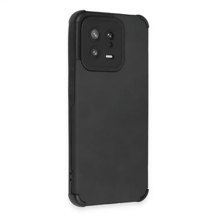 BUĞZ Xiaomi Mi 13 Kılıf Loop Deri Silikon - Siyah