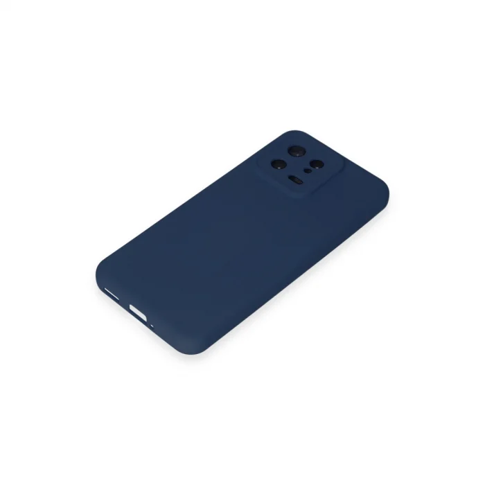 BUĞZ Xiaomi Mi 13 Kılıf Nano İçi Kadife Silikon - Lacivert