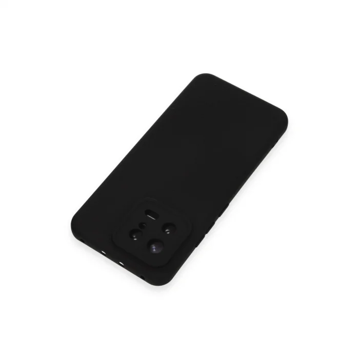 BUĞZ Xiaomi Mi 13 Kılıf Nano İçi Kadife Silikon - Siyah