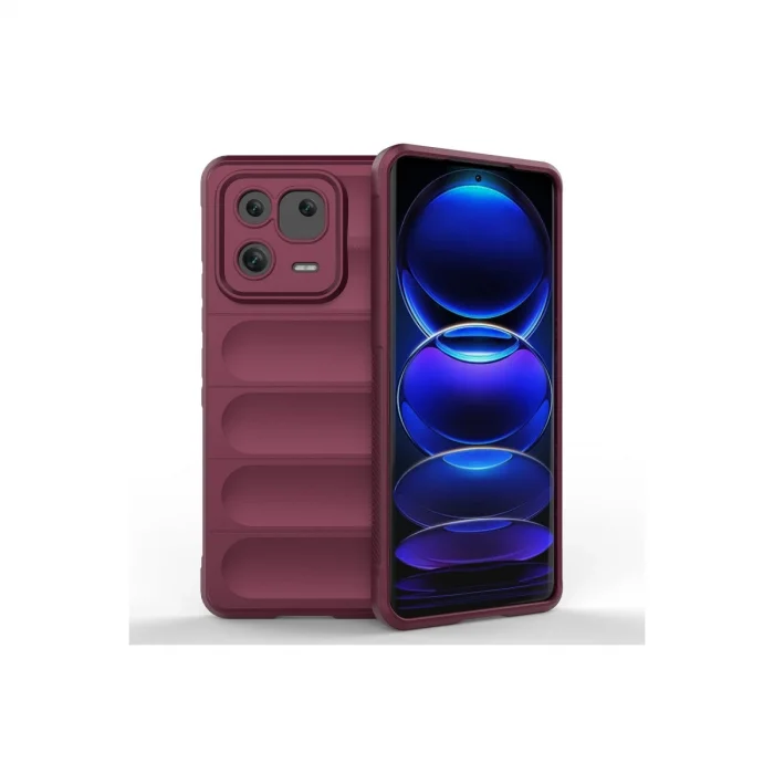 BUĞZ Xiaomi Mi 13 Kılıf Optimum Silikon - Bordo