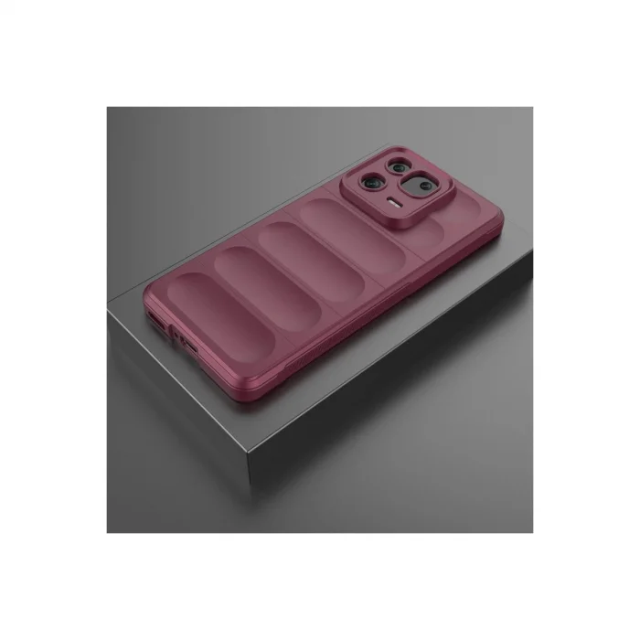 BUĞZ Xiaomi Mi 13 Kılıf Optimum Silikon - Bordo