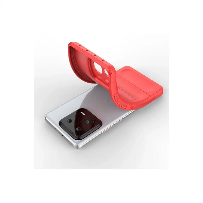 BUĞZ Xiaomi Mi 13 Kılıf Optimum Silikon - Kırmızı