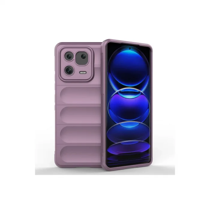 BUĞZ Xiaomi Mi 13 Kılıf Optimum Silikon - Mor