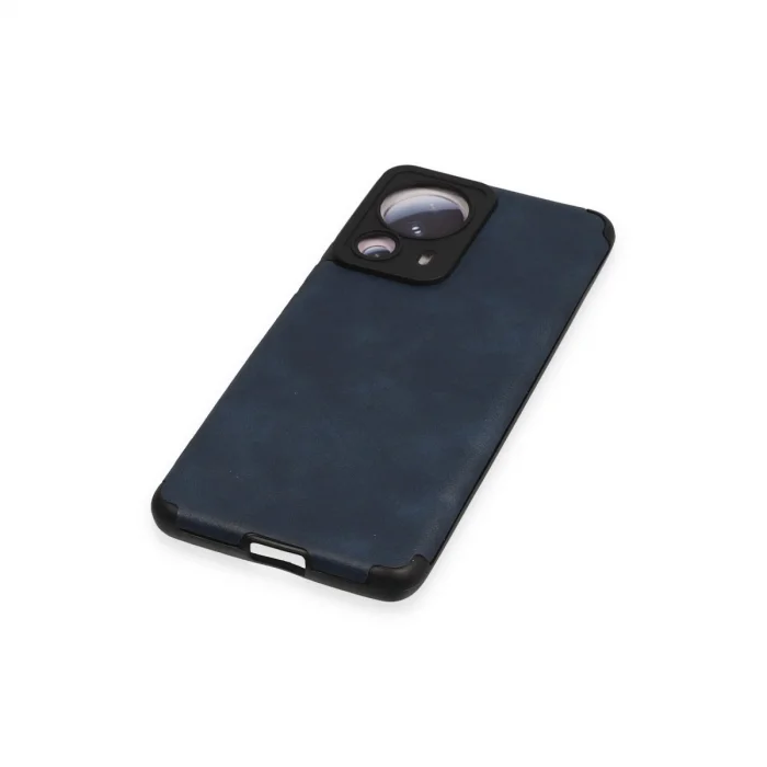 BUĞZ Xiaomi Mi 13 Lite Kılıf Loop Deri Silikon - Lacivert