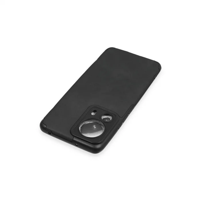 BUĞZ Xiaomi Mi 13 Lite Kılıf Loop Deri Silikon - Siyah